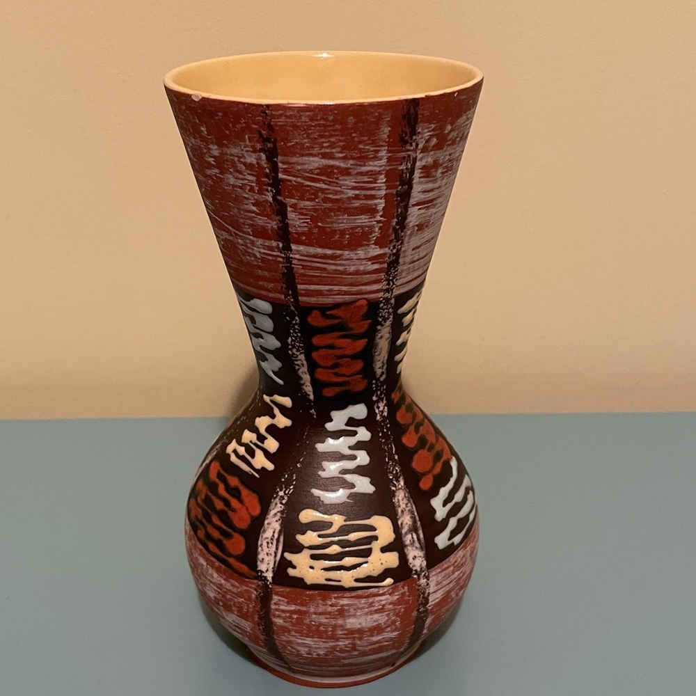 1970s Vintage Austrian Steatit Osterr Edelkeramik GK Hallein Pottery Vase